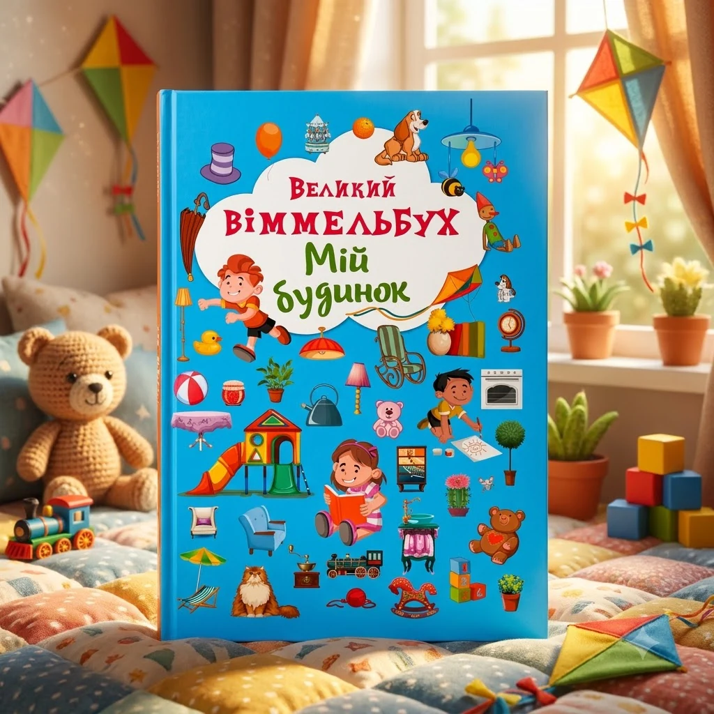 Великий віммельбух. Мій будинок. Кристал Бук