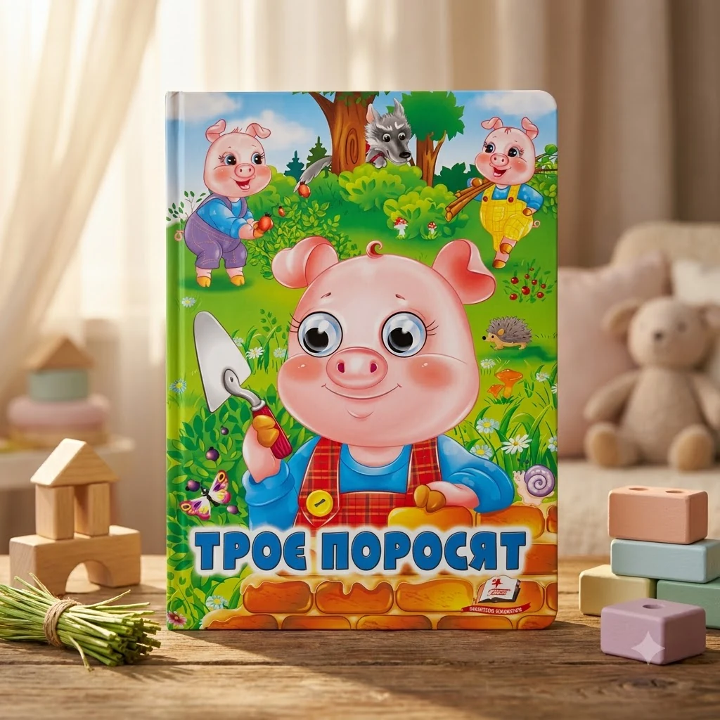 Веселі оченята. Троє поросят