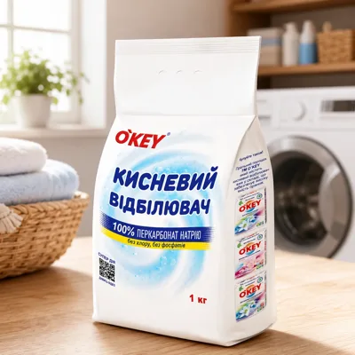 Відбілювач кисневий 100% Okey 1кг
