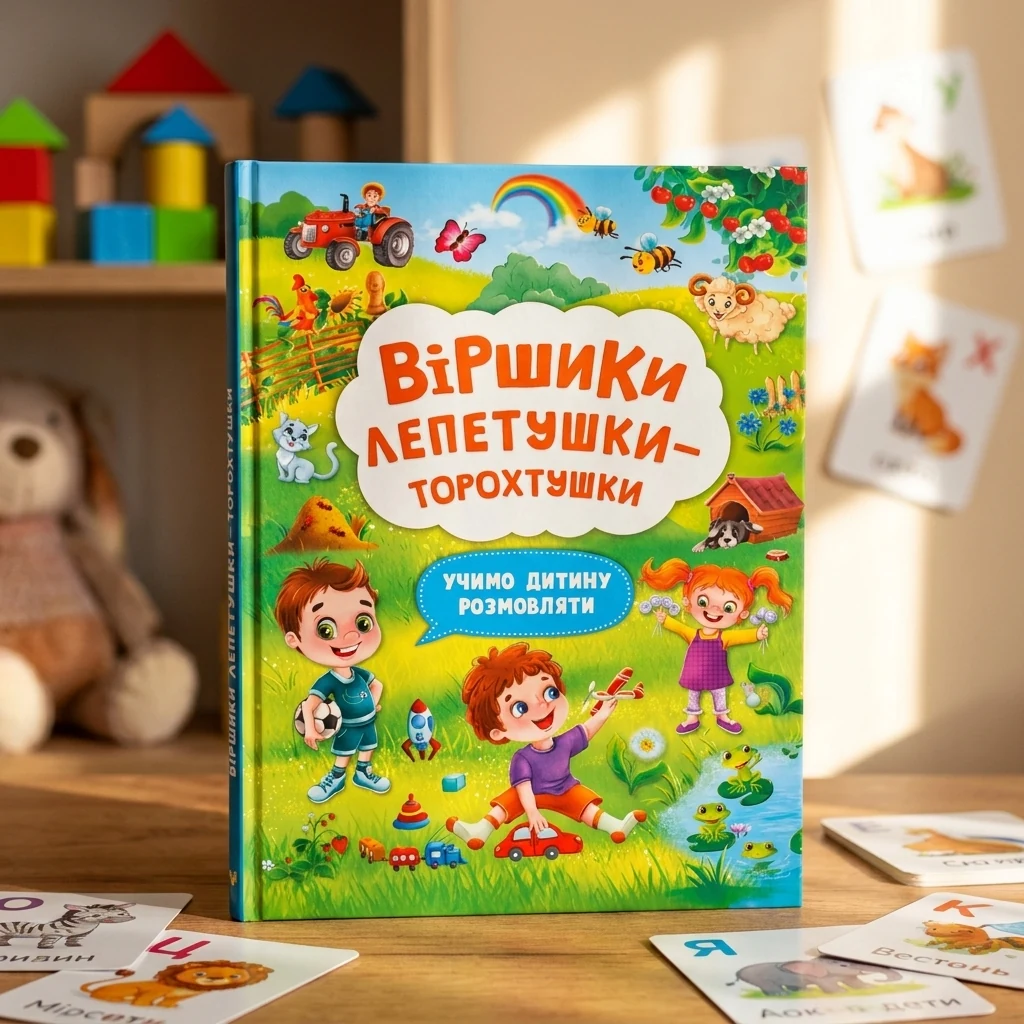 Віршики лепетушки-торохтушки. Учимо дитину розмовляти