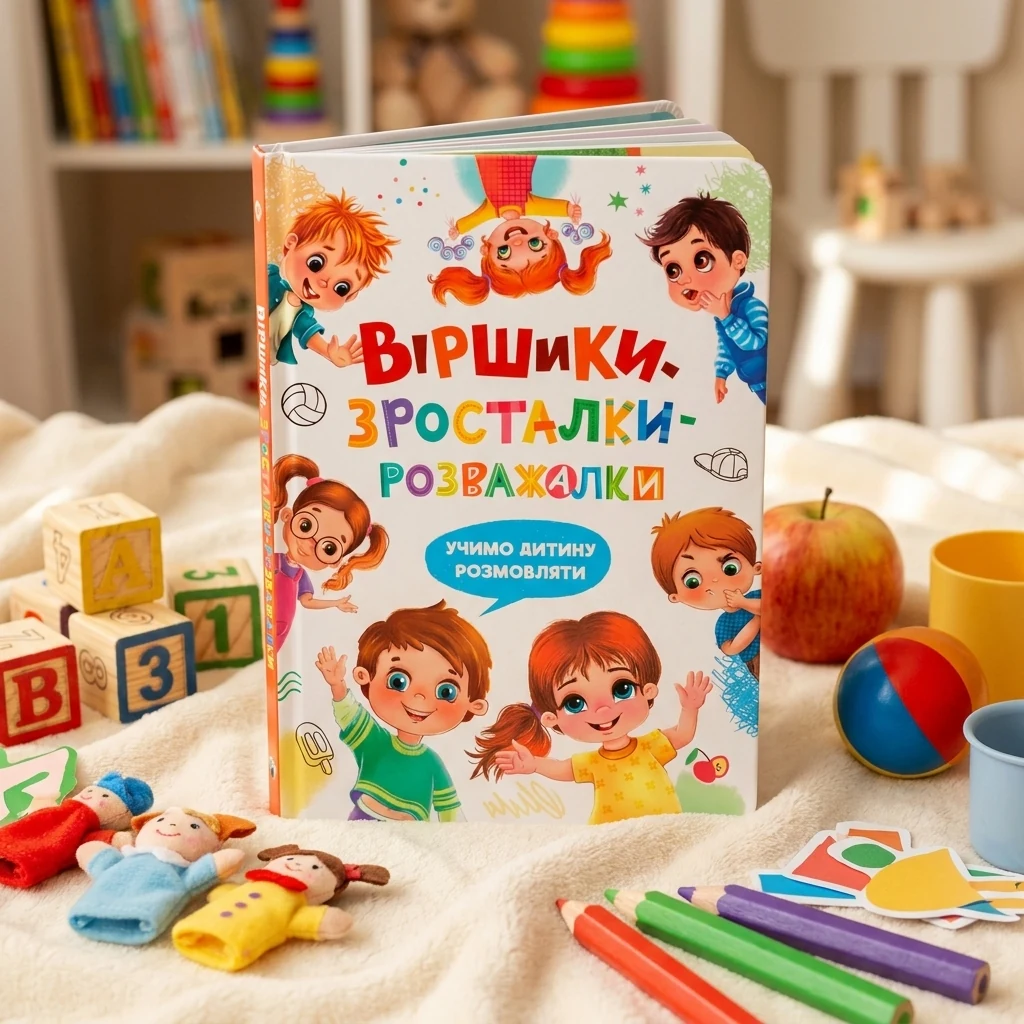 Віршики зросталки-розважалки. Учимо дитину розмовляти