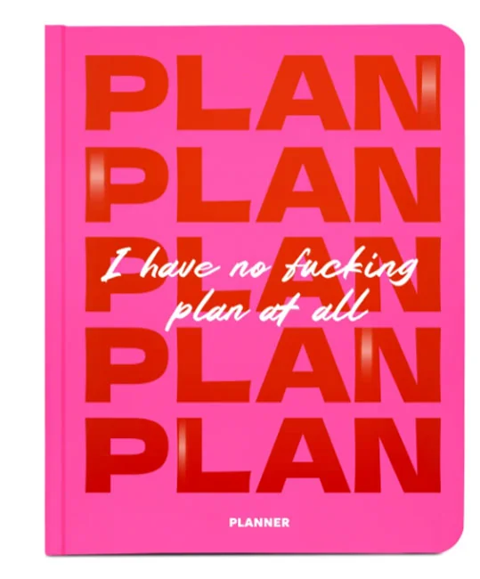 Блокнот для планування «I Have No Plan at All» (рожевий) — фото 2
