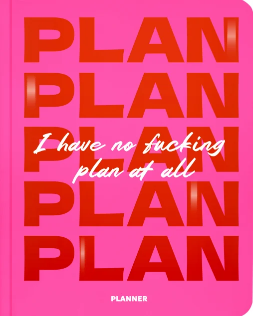Блокнот для планування «I Have No Plan at All» (рожевий) — Orner