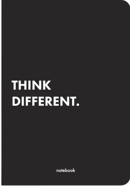 Блокнот «Think Different» (чорний) — Orner