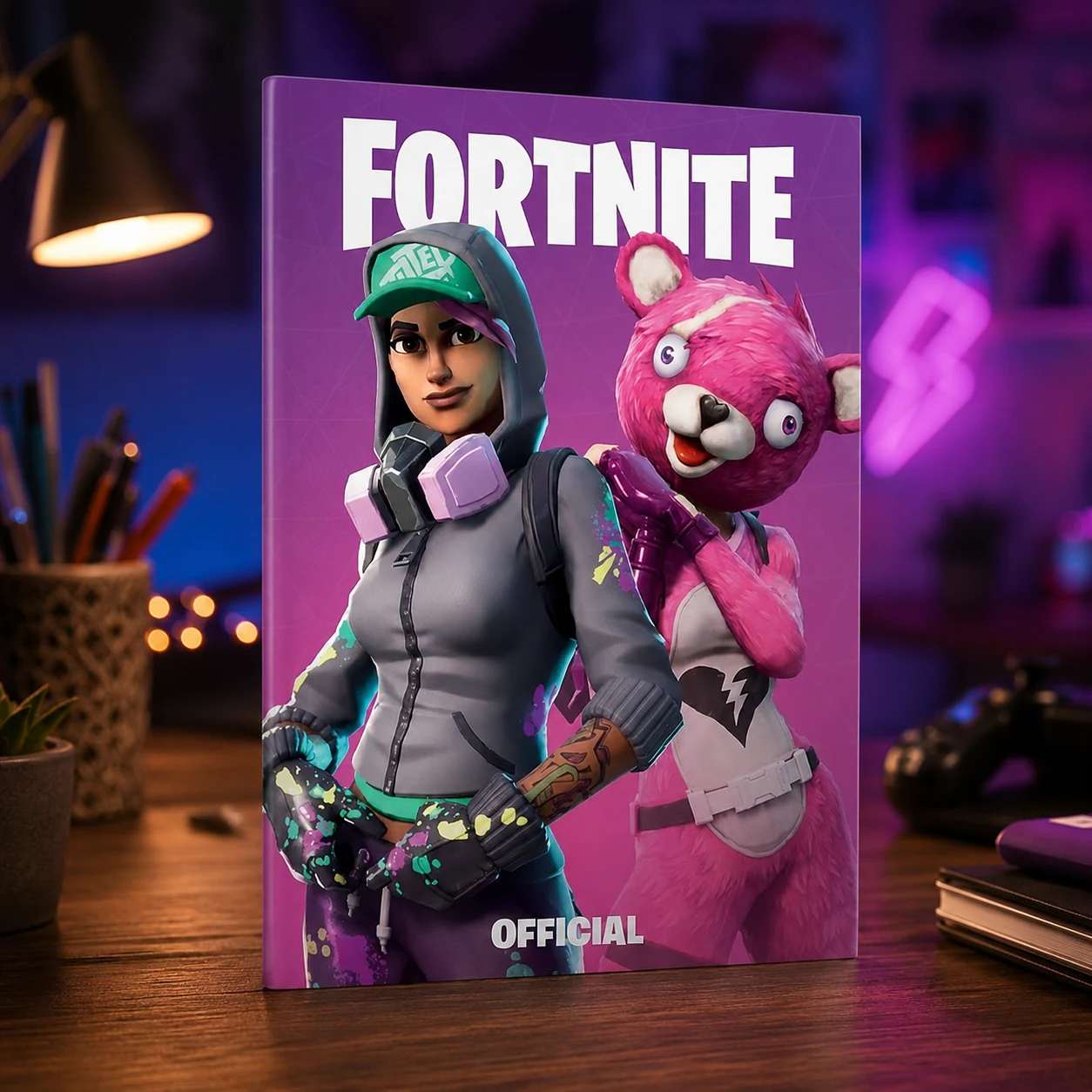 Fortnite Official. Міс Бенксі. Блокнот у крапку
