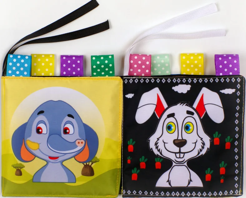 М'яка книжка-бортик «Зайчик Хру» — Книжковий хмарочос