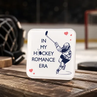 Наліпка «In my hockey romance era»