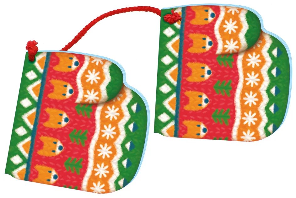 Новорічні мотузочки. Улюблені рукавички