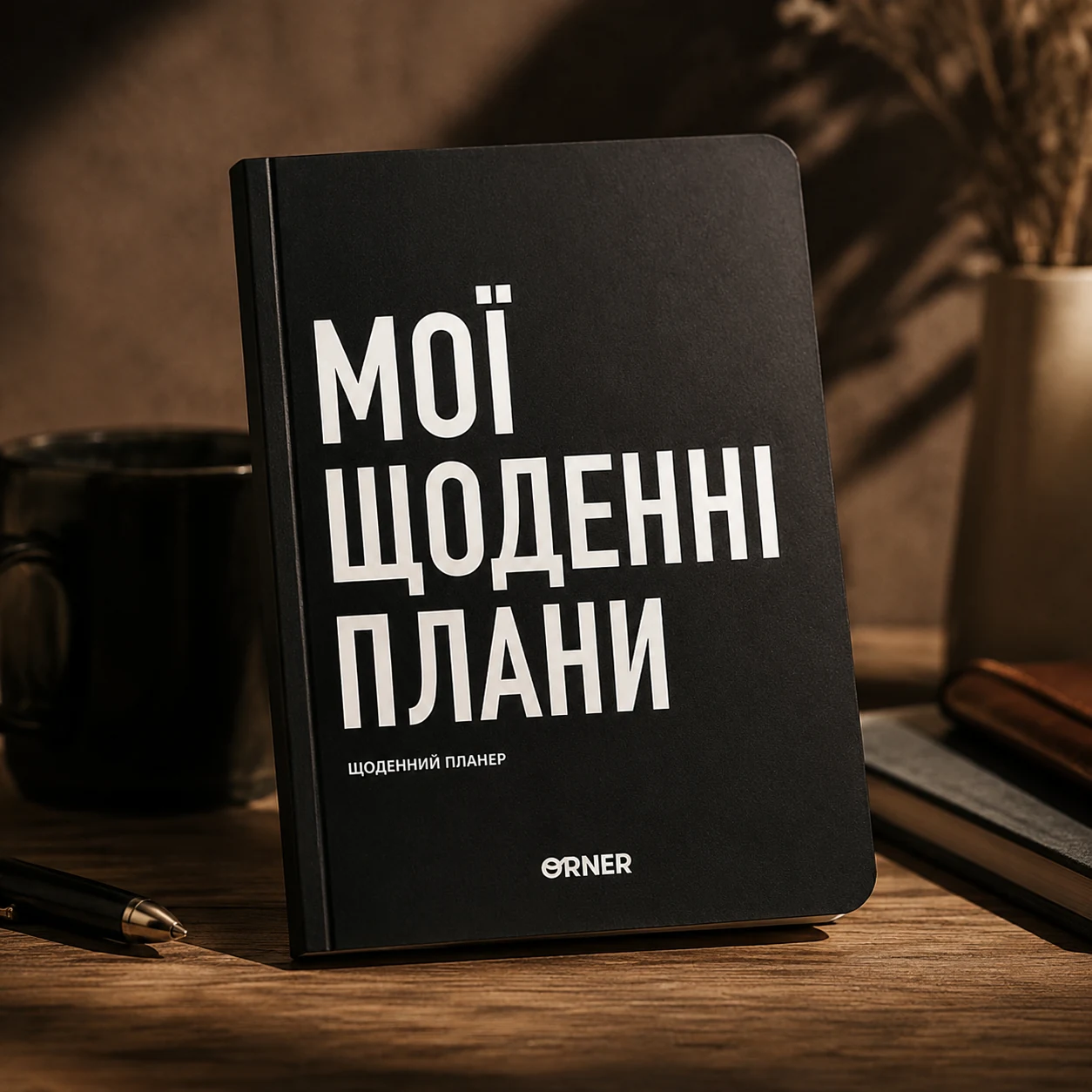 Планер-щоденник «Мої щоденні плани» (чорний)