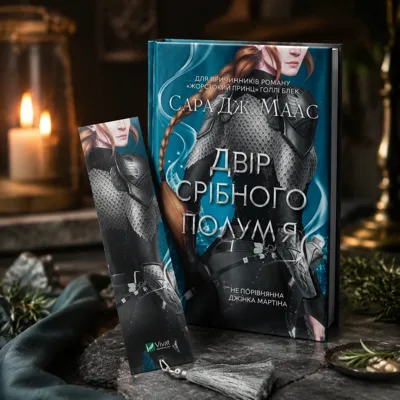 Закладинка «Двір срібного полум'я» з китицею