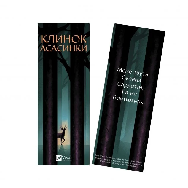 Закладинка «Клинок асасинки»