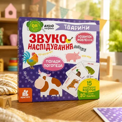 Звуконаслідування. Тварини QR