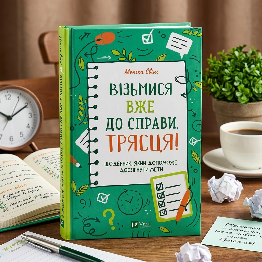 Візьмися вже до справи, трясця!Щоденник, який допоможе досягнути мети