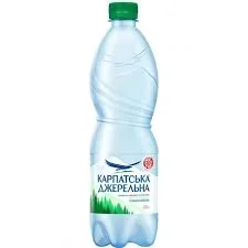Вода мінеральна Карпатська джерельна слабогазована 0,5л — фото 3