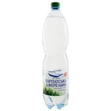 Вода мінеральна Карпатська джерельна слабогазована 1,5л — фото 3