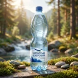 Вода мінеральна Карпатська джерельна сильногазована 1л — фото 1