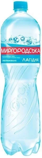 Вода мінеральна Миргородська слабогазована 1,5л — фото 3