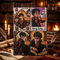 Блокнот на магніті А5 80 листів, клітка "Harry Potter" — фото 1