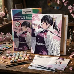 Картина за номерами 30*40 см "Demon Slayer Shinobu Kocho" акрил — фото 1