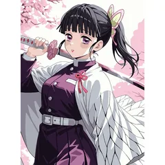 Картина за номерами 30*40 см "Demon Slayer Shinobu Kocho" акрил — фото 2