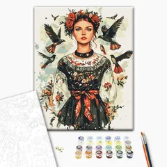 Картина за номерами 40*50 см "Український дух" акрил — фото 2