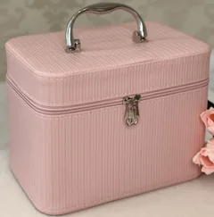 Косметичка дорожня шкірозамінник 13*21*14 см на блискавці "Рубчик" — фото 2