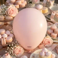 Кулька латексна 12" (30 см) макарун блакитний №3010 "Macaron Pale Pink", Kalisan, Туреччина — фото 1