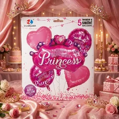 Набір повітряних кульок 5 штук "Princess" — фото 1