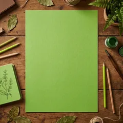Папір для дизайну Elle Erre А4 (21×29,7см) №10 verde picello 220г/м2 салатовий Fabriano — фото 1