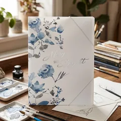 Папка на гумці А4, Axent Flower Symphony — фото 1