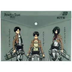Папка на кнопці А4 кольорова "Attack on Titan" Kite — фото 2