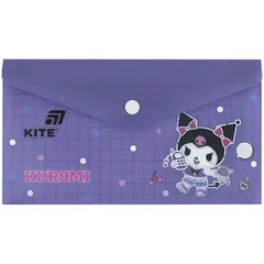 Папка на кнопці В6 "Kuromi" Kite — фото 2