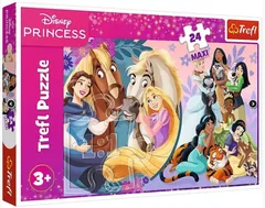 Пазли Trefl 3+ (24 ел. МАХІ) "Disney Princess Посмішка дружби" (60х40) — фото 2