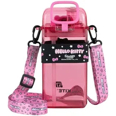Пляшка для води 500 мл "Hello Kitty" із трубочкою Kite — фото 4