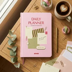 Щоденник-планер "Daily planner" рожевий — фото 1