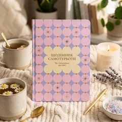 Щоденник самотурботи "Час піклуватися про себе" рожевий — фото 1