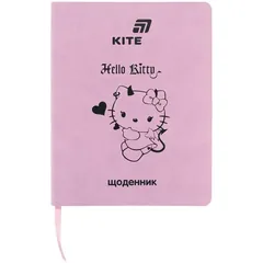 Щоденник шкільний А5 42 аркуша, обкладинка PU, Kite "Hello Kitty" — фото 2