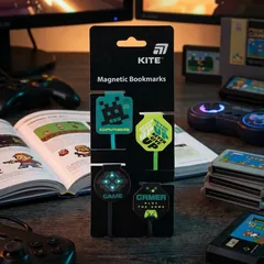 Закладка для книжок магніт "Next Level" у наборі 4 штуки Kite — фото 1