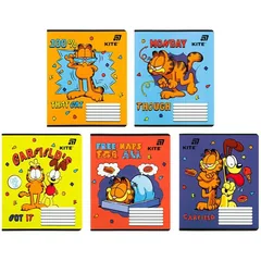 Зошит 12 аркушів лінія Garfield, Kite — фото 2