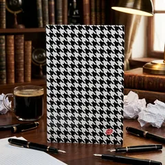 Зошит А5 96 аркушів клітинка, картонна обкладинка Black&White — фото 1