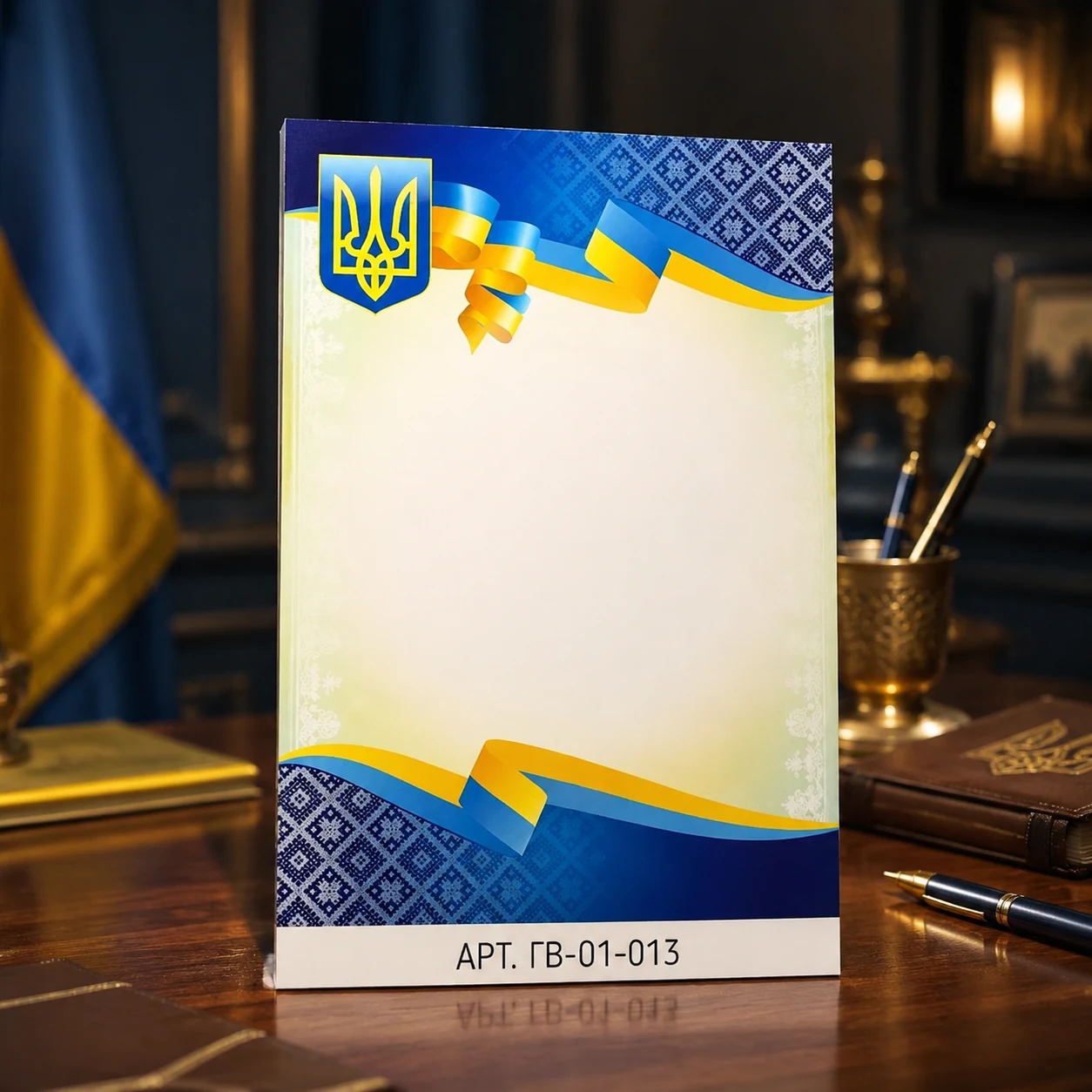 Загальний бланк Лист вітальний А4 ГВ-01-013 — Подарунки та сувеніри