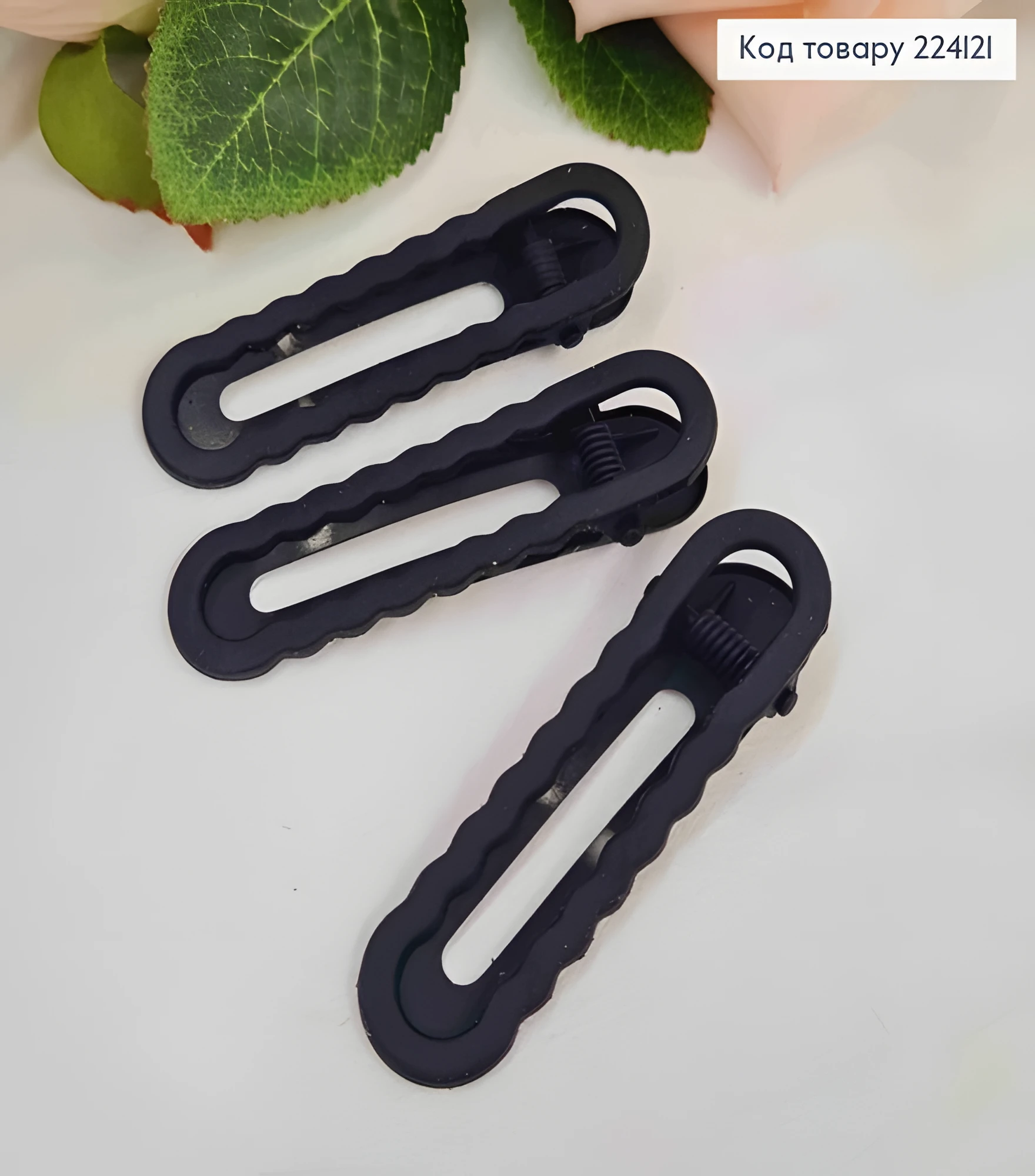 Заколка Soff Стріла Металева Овальна 6см — фото 2