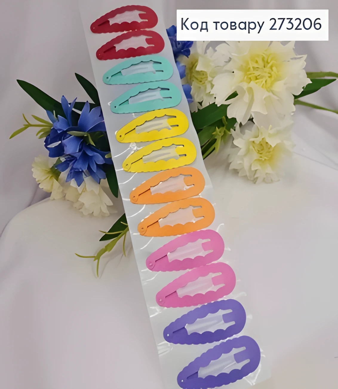 Заколка Soff Тік-Так із хвилястими краями 4,5 см — фото 2