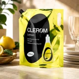 Засіб для миття посуду Clerom Lemon 1,1л дой-пак 20036 — фото 1