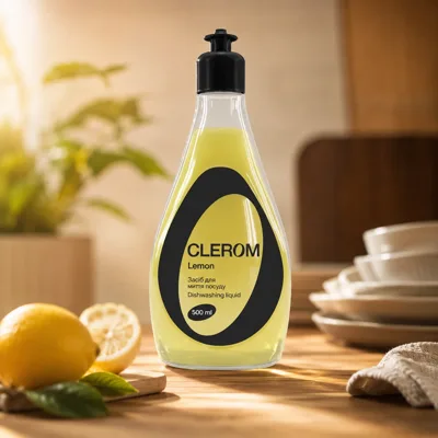 Засіб для миття посуду Clerom Lemon 500мл 20012