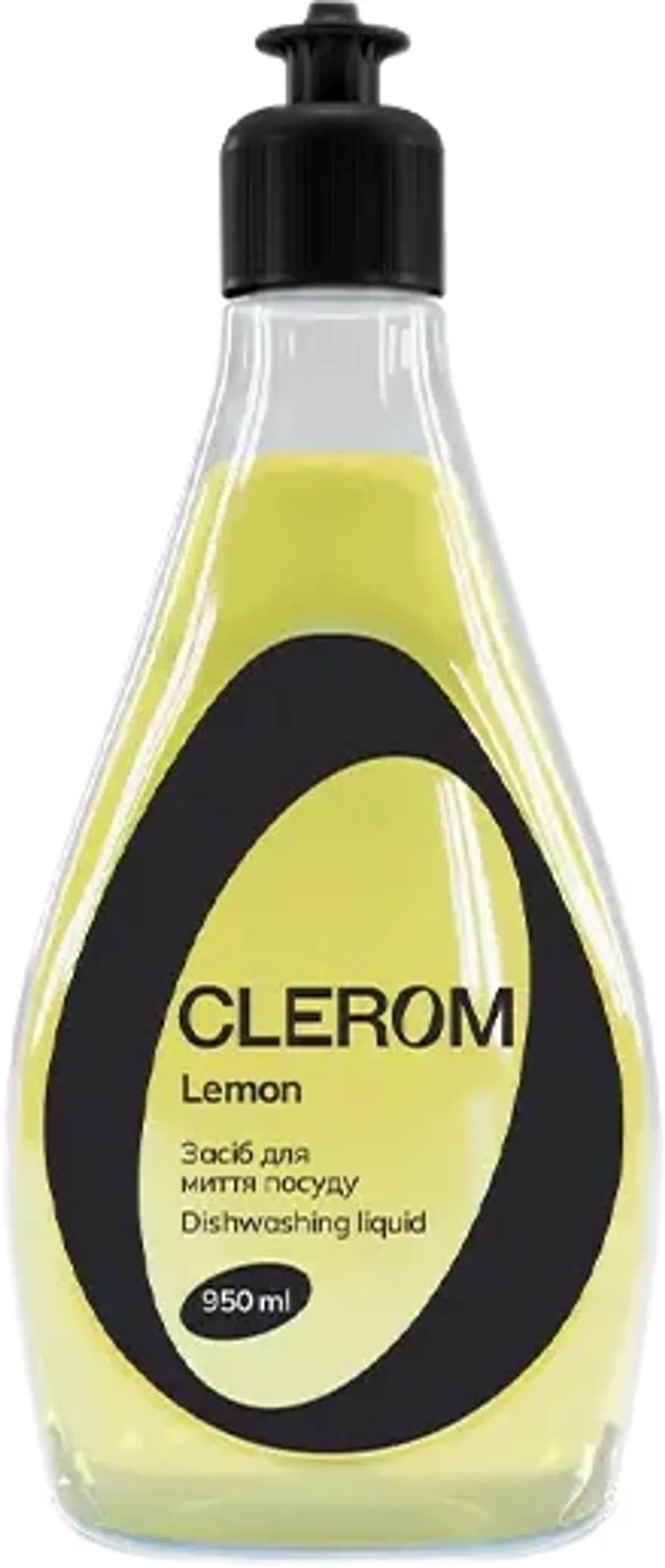 Засіб для миття посуду Clerom Lemon 950мл 20289 — фото 2