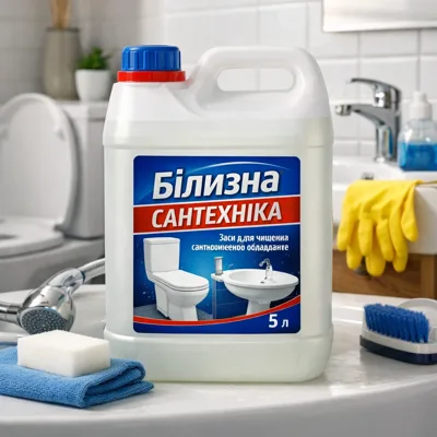 Засіб для чищення сантехнічного обладнання Білизна Сантехніка 5 л