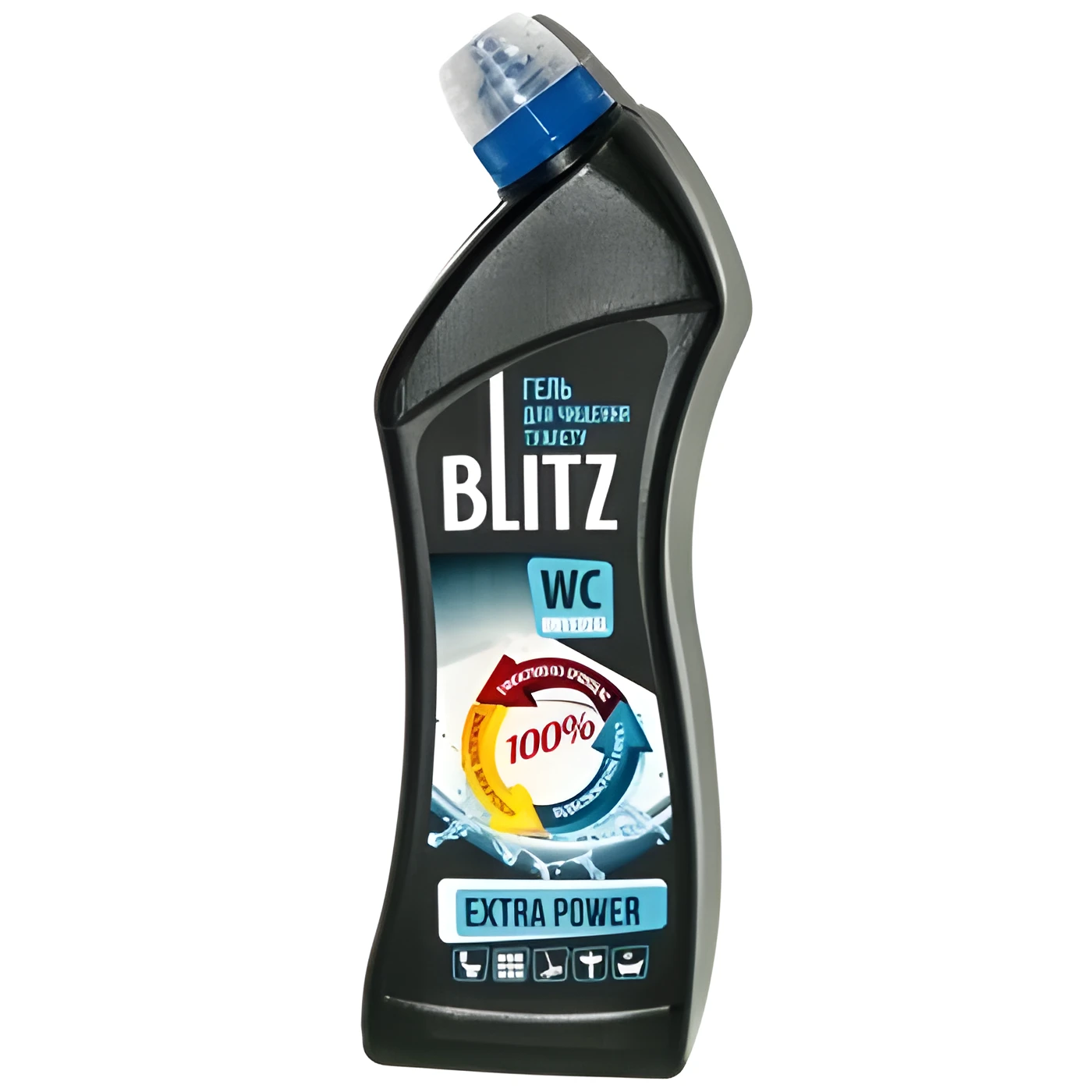 Засіб для чищення унітазів BLITZ Extra Power 750 мл — Побутова хімія