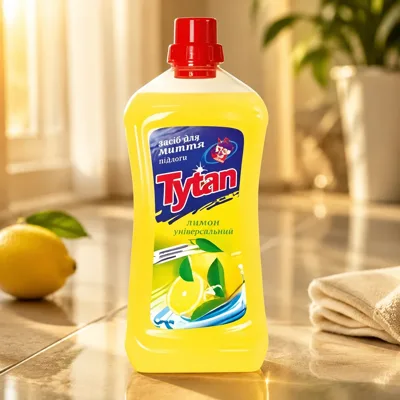 Засіб для миття підлоги TYTAN універсальний Лимон 1л