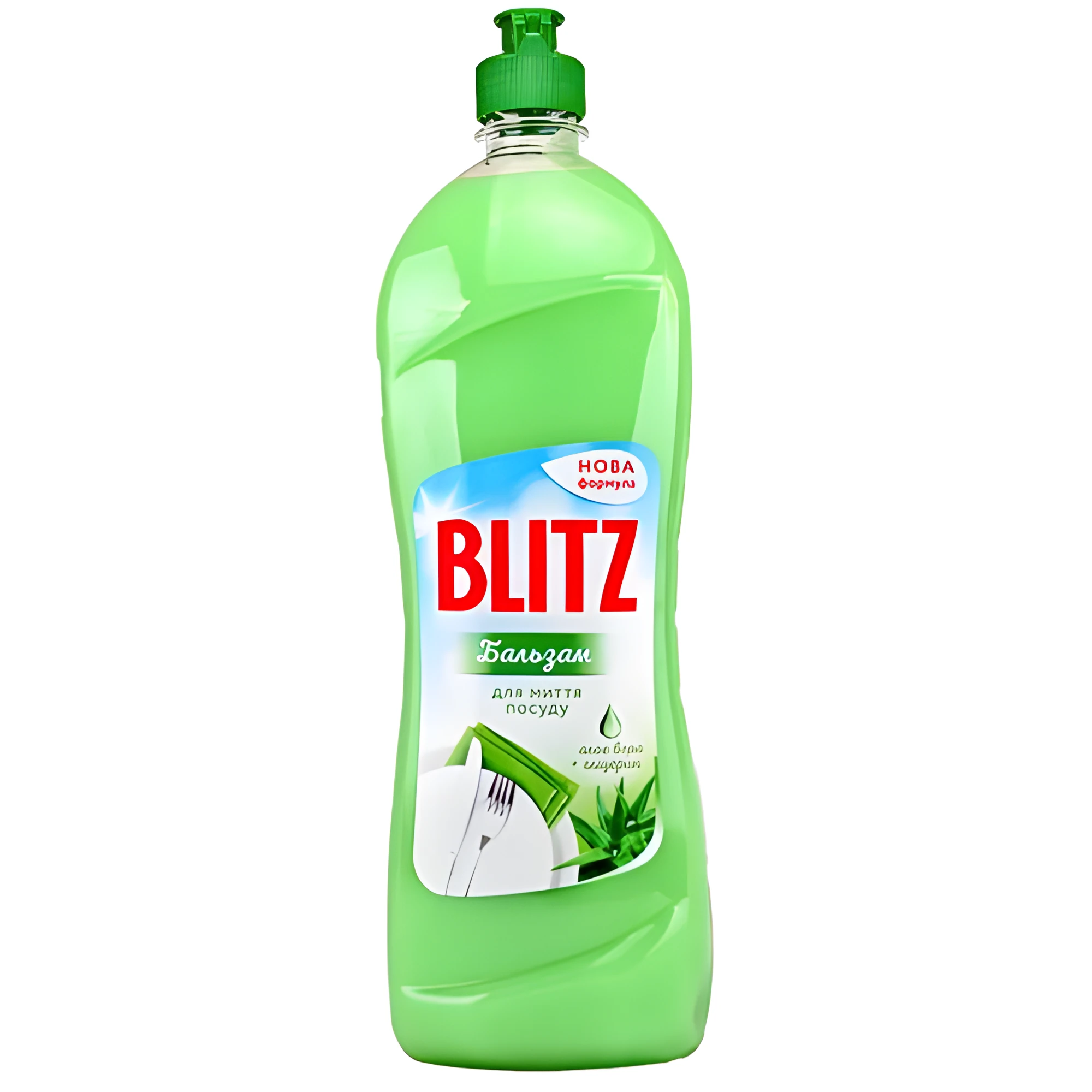 Засіб для миття посуду BLITZ бальзам Алое-вера пет пляшка 1 л.